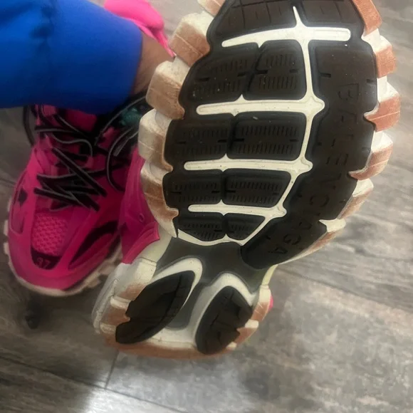 Balenciaga Hot Pink Women's Track Sneakers